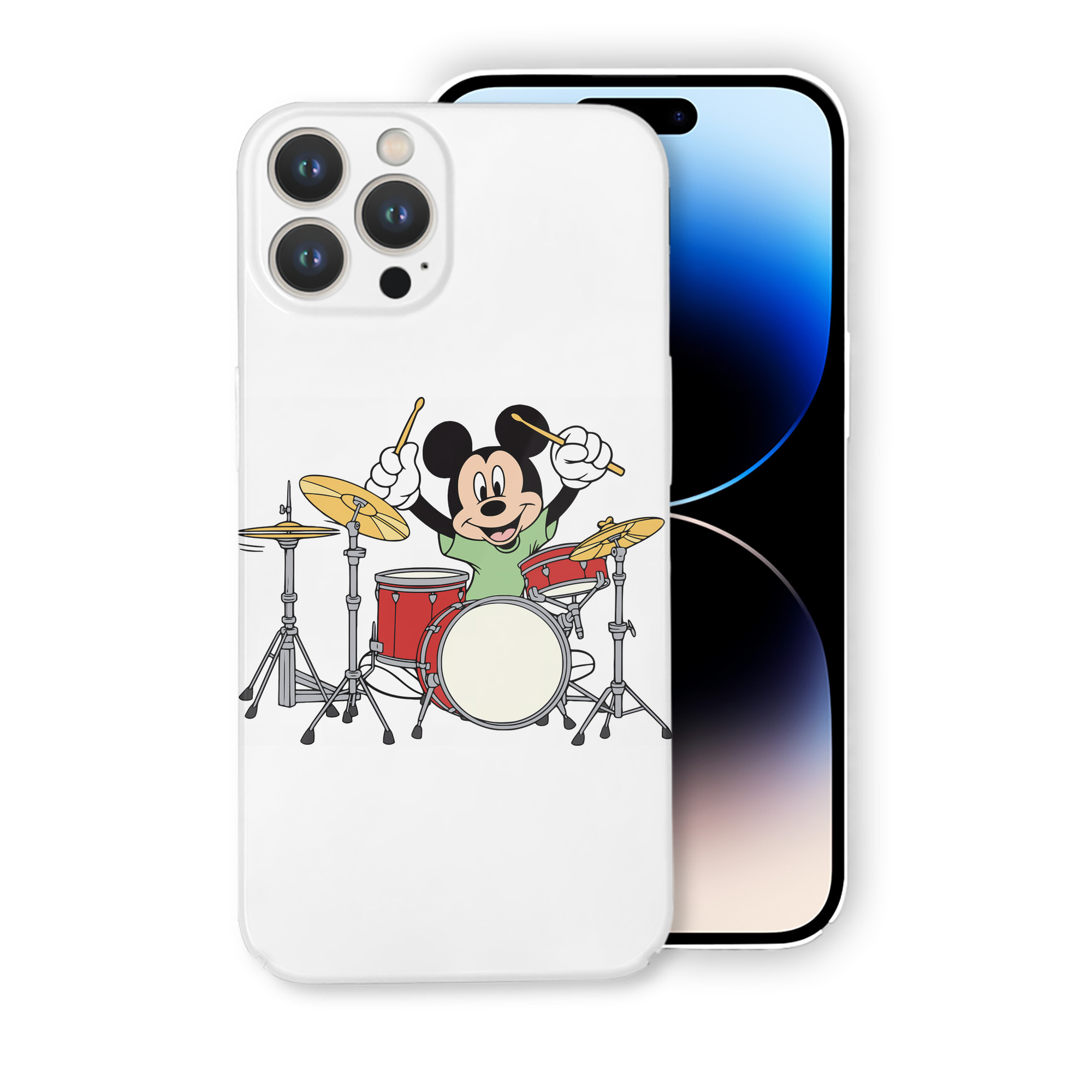 （画像用） ミッキーマウス Mickey Mouse 【iPhone 14シリーズ対応】ハードケース